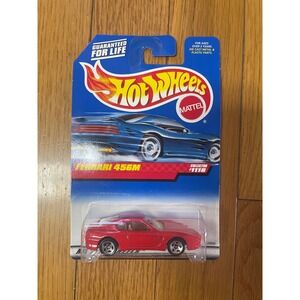 Hot Wheels Ferrari 456M Red 1999 Collector #1118 Diecast Car Mattel New